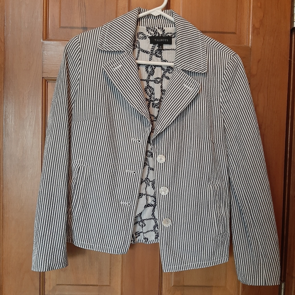 Talbots Nautical Blazer- Size 10